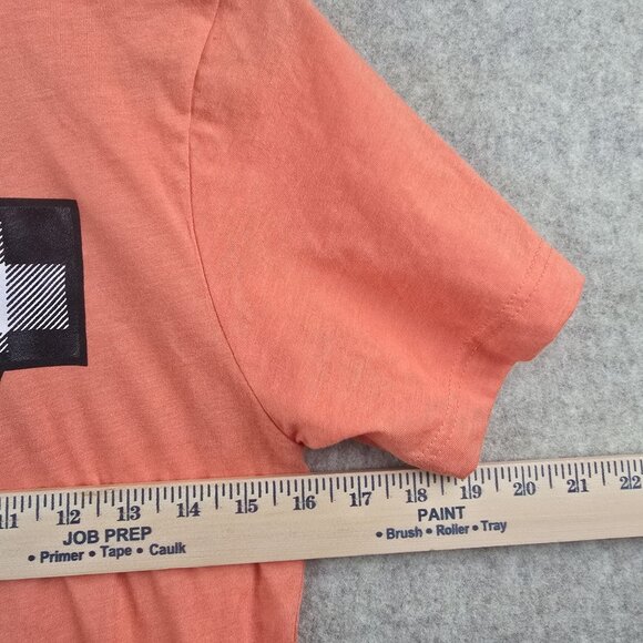 Coral Bella + Canvas T-Shirt With "K" Print Size S - Picture 5 of 6